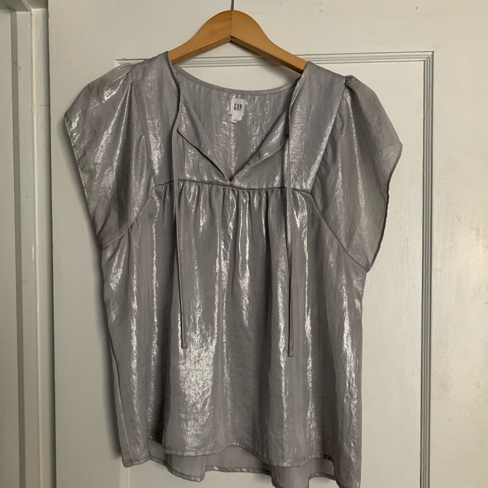 Gap Silver Blouse